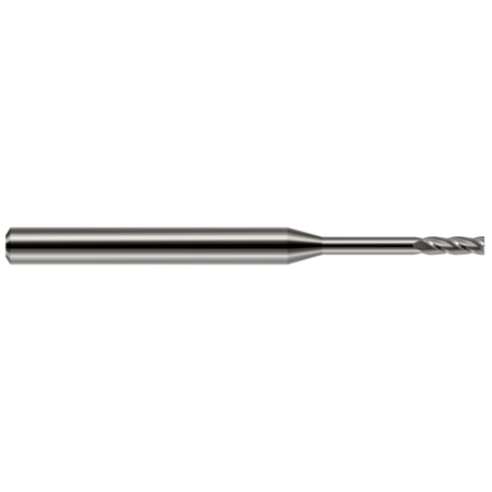 HARVEY TOOL Miniature End Mill - 2 Flute - Square, 0.0400", Finish - Machining: Uncoated 76240